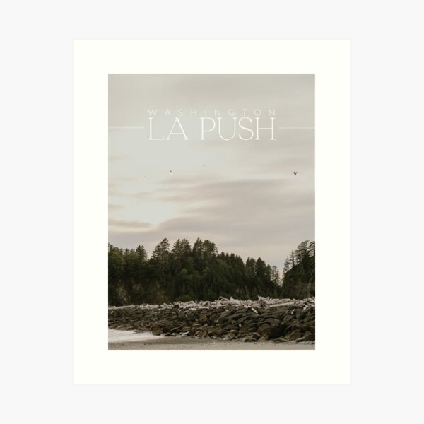 Forks, La Push, Washington Digital Art Poster Art Print