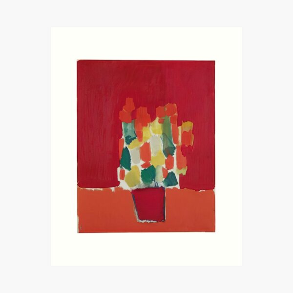 Item preview, Fleurs Rouges - Nicolas de Staël  designed and sold by Artcol.