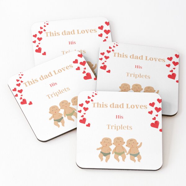Item preview, This Dad Loves His Triplets designed and sold by AlexanderStore6.