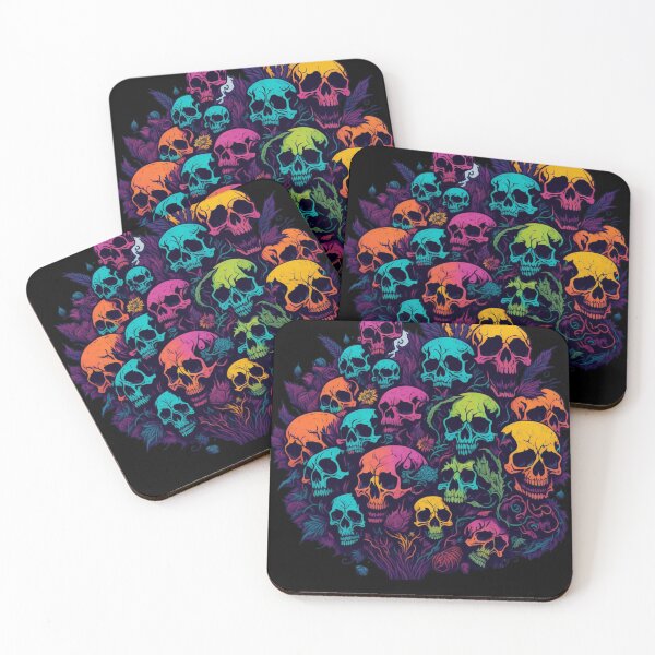 Item preview, Skulls colorful designed and sold by MandyLS24.