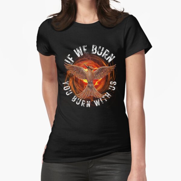 Item preview, Mockingjay - If We Burn You Burn With Us designed and sold by TiffanyRoy.