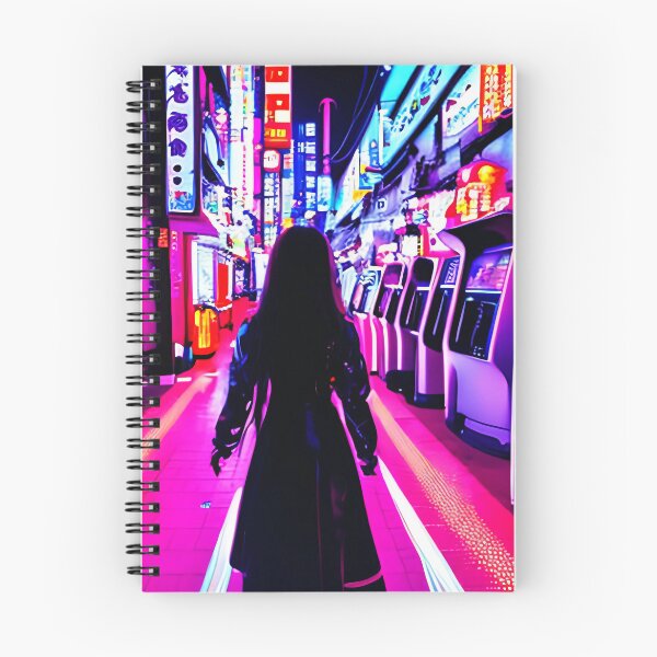 Item preview, Neon Wonderland Cyberpunk Retro Arcade designed and sold by Cyrical.