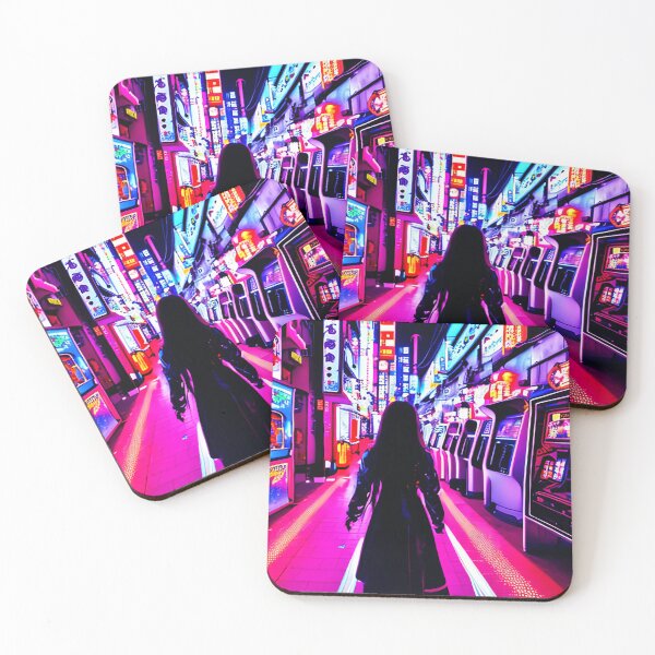 Item preview, Neon Wonderland Cyberpunk Retro Arcade designed and sold by Cyrical.