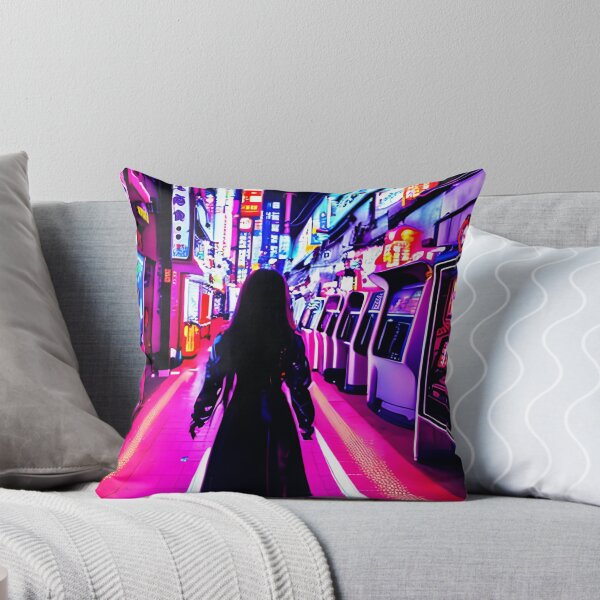 Item preview, Neon Wonderland Cyberpunk Retro Arcade designed and sold by Cyrical.