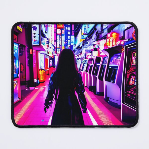 Item preview, Neon Wonderland Cyberpunk Retro Arcade designed and sold by Cyrical.