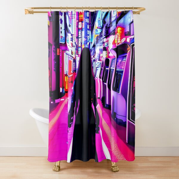Item preview, Neon Wonderland Cyberpunk Retro Arcade designed and sold by Cyrical.