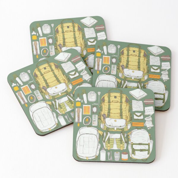 Item preview, Ranger Backpack Knolling | Illustration | 8K designed and sold by Hazmat-AI7.