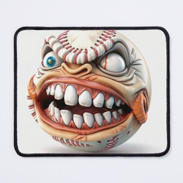 Item preview, Baseball Face, Crazy Madball, Funny Ball designed and sold by DeRosa3DDesigns.