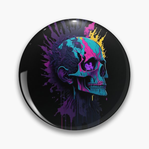 Item preview, Skull electropunk designed and sold by MandyLS24.