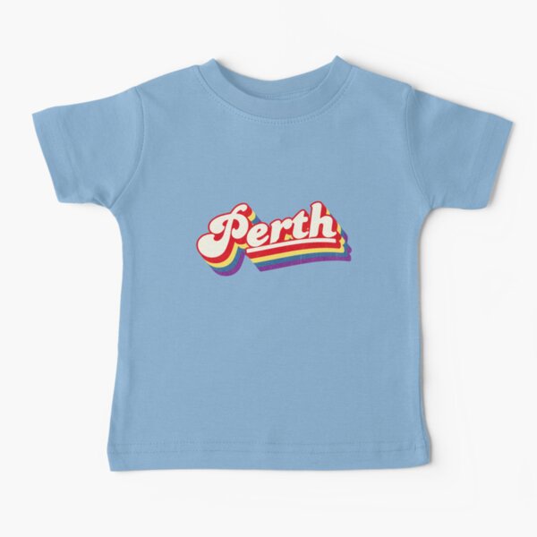 Perth, WA | Retro Rainbow Baby T-Shirt