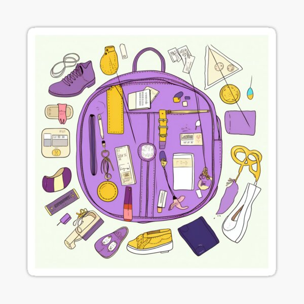 Item preview, Girly Purse Knolling | Illustration | 8K designed and sold by Hazmat-AI7.