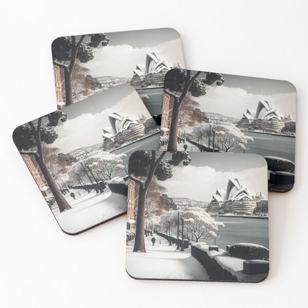 Item preview, Snow Falling on Sydney  designed and sold by Brontox.