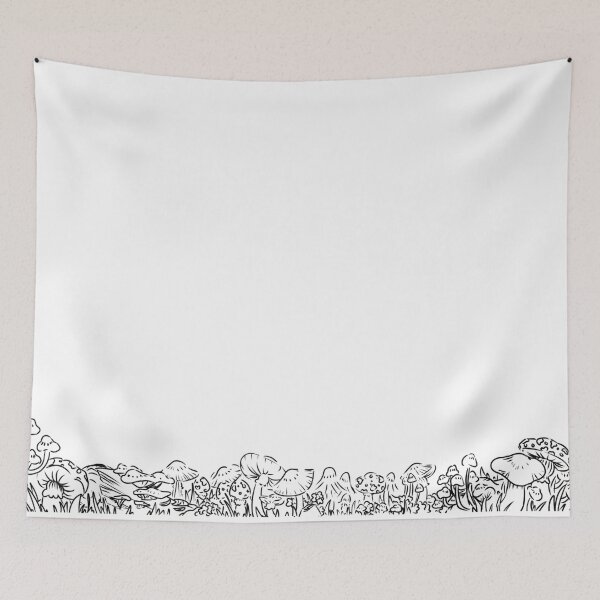 Item preview, Mushroom border black version simple designed and sold by House of Leaves & others.