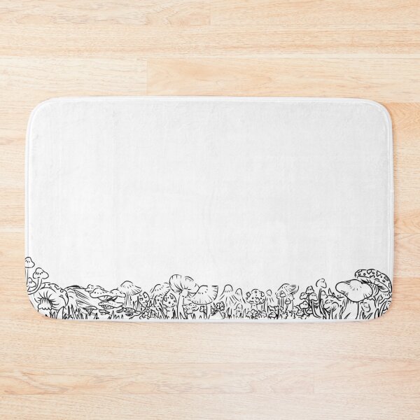 Item preview, Mushroom border black version simple designed and sold by House of Leaves & others.