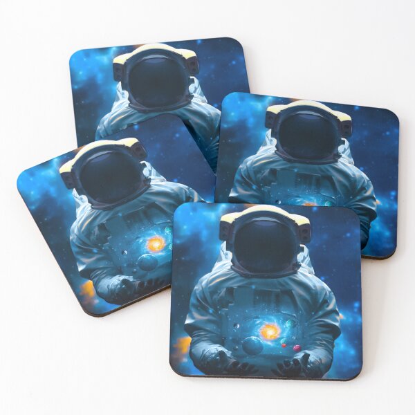 Item preview, An astronaut holding the solar system | observable universe  designed and sold by Mustafa Mitwally.