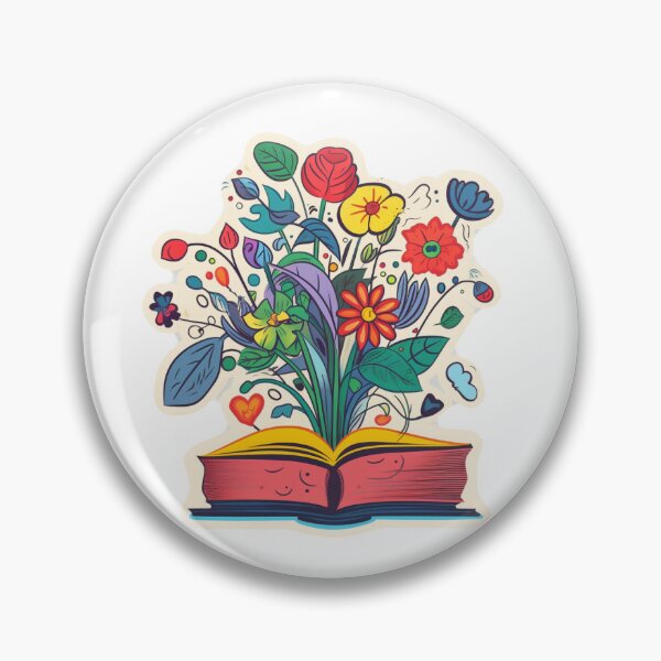 Item preview, Flores que crecen del libro designed and sold by HiddenPassions.