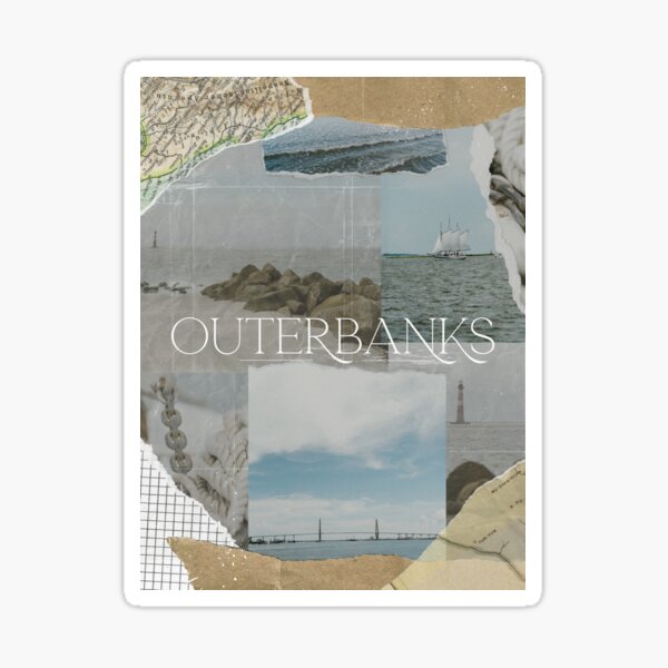 Outerbanks, Netflix, Digital Art Poster, Charleston Sticker