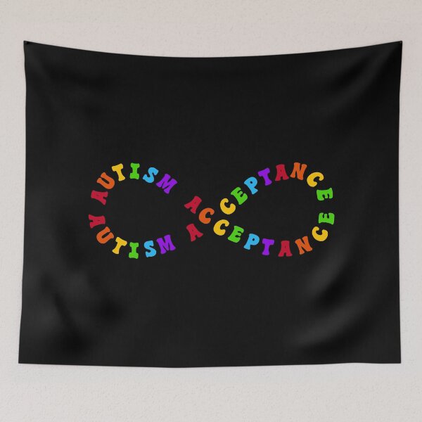 Item preview, Autism Acceptance In Infinity Symbol Shape designed and sold by Luan Huynh.
