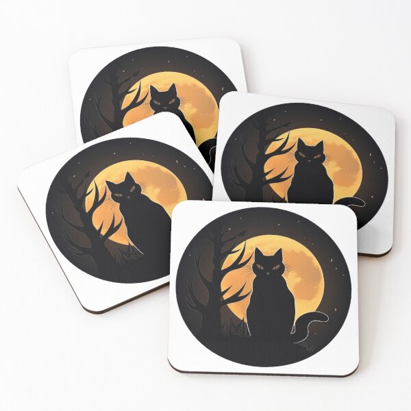 Item preview, Black Cat In The Moon designed and sold by HilltopGraphics.