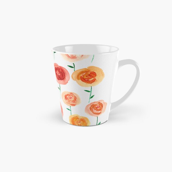 Life Is Peachy Roses Tall Mug