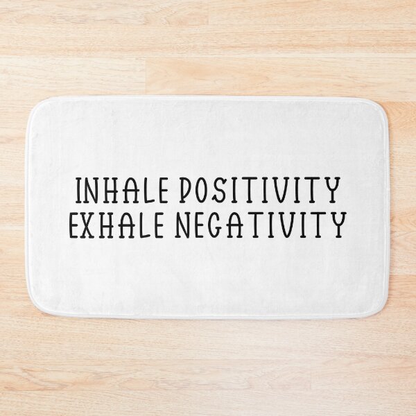 Item preview, inhale positivity exhale negativity designed and sold by EpicCreation.