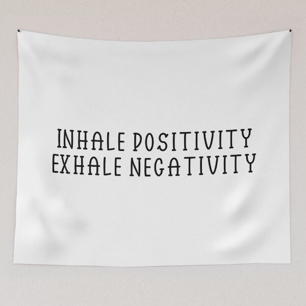 Item preview, inhale positivity exhale negativity designed and sold by EpicCreation.