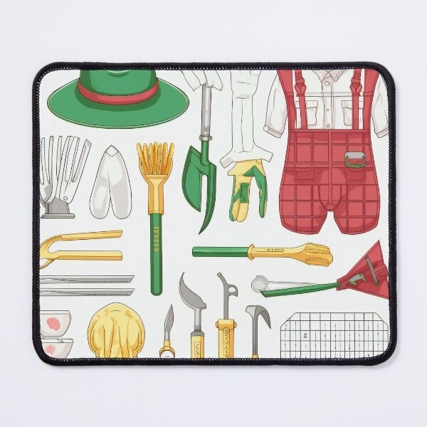 Item preview, Gardener's Equipment Knolling | Illustration | 8K designed and sold by Hazmat-AI7.
