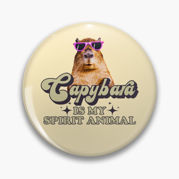 Item preview, Capybara Is My Spirit Animal Funny gift idea for capybara lovers. designed and sold by Myth-Creatures.