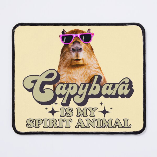 Item preview, Capybara Is My Spirit Animal Funny gift idea for capybara lovers. designed and sold by Myth-Creatures.