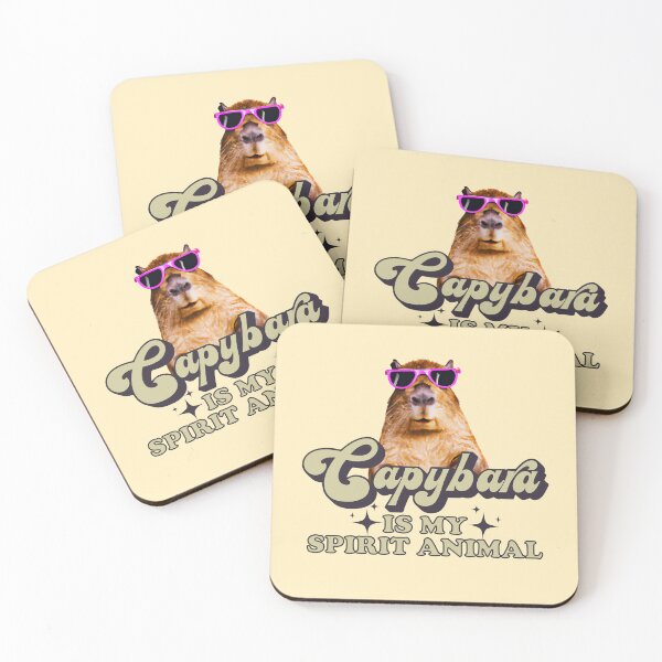 Item preview, Capybara Is My Spirit Animal Funny gift idea for capybara lovers. designed and sold by Myth-Creatures.