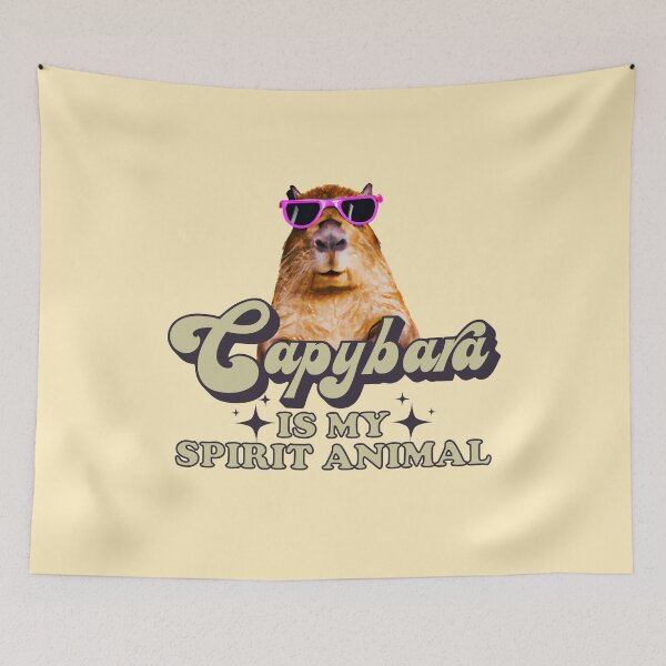 Item preview, Capybara Is My Spirit Animal Funny gift idea for capybara lovers. designed and sold by Myth-Creatures.