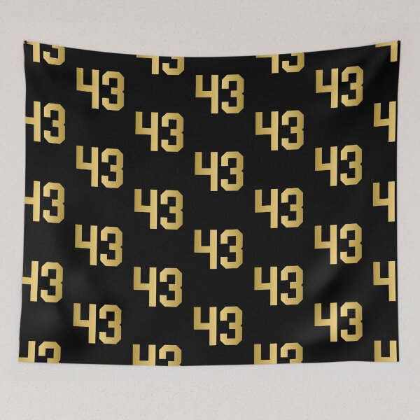 Item preview, Golden Number 43 - Sports Numbers  designed and sold by NECHSTORE.