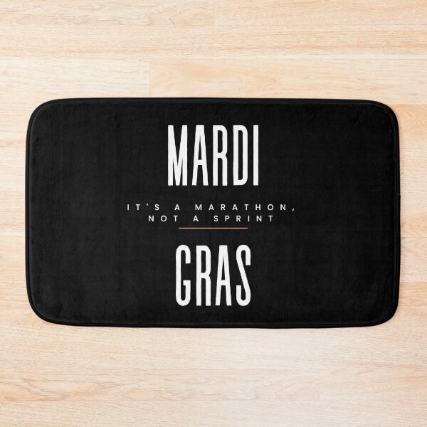 Item preview, Mardi Gras "It's a Marathon, not a Sprint" designed and sold by Step, Repeat.