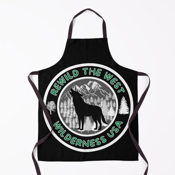 Item preview, Rewild The West Wolf Wilderness USA designed and sold by MojaveTradePost.