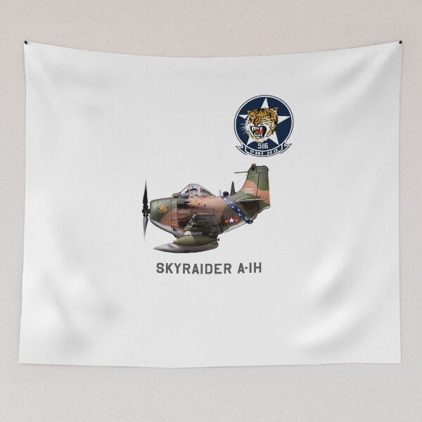 Item preview, VNAF A-1 SKYRAIDER 516th FS FLYING TIGER designed and sold by ACVuConcepts.