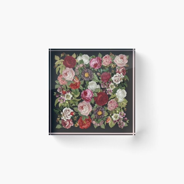 Item preview, Retro Flowers ,Vintage Design, Dark Flowers,Gothic,Vintage Rouses designed and sold by dplachkinova.