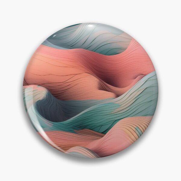 Aperçu de l'œuvre Vagues psychodéliques pastel créée et vendue par oneeko.