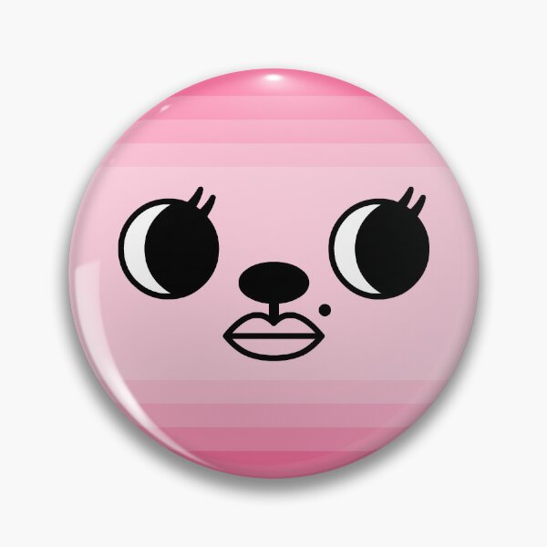 Item preview, Funny face 5 (pink) designed and sold by SugarLars.