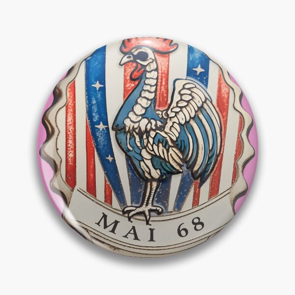 Item preview, CALL Bone Rooster of May 1968 in Paris designed and sold by WILD-GOD.