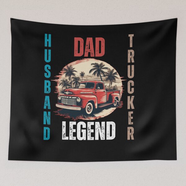 Item preview, Husband Dad Trucker Legend For Dad To Day designed and sold by blakfrog.