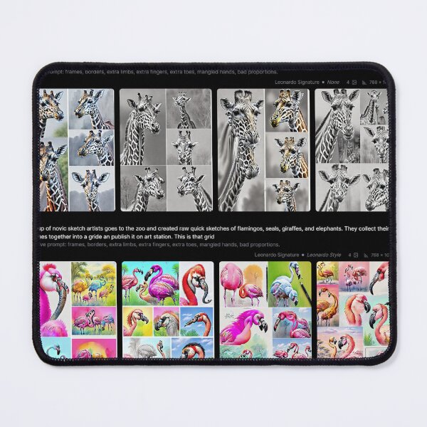 Item preview, AI artist goes to the Zoo - A discussion piece designed and sold by shakespeare1212.