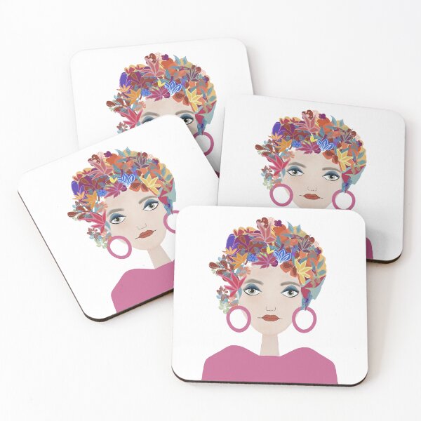 Item preview,  Floral Glamour Girl designed and sold by Alwayscreateart.