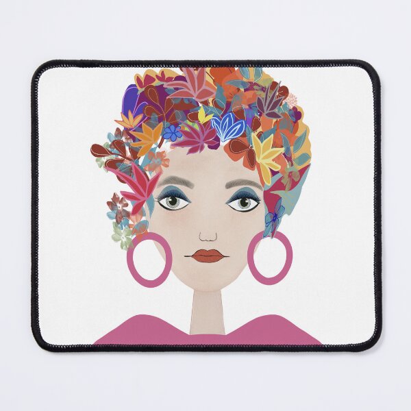 Item preview, Floral Glamour Girl designed and sold by Alwayscreateart.