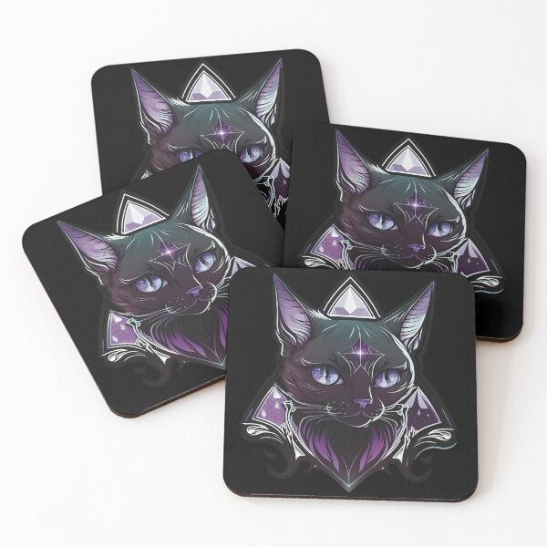 Item preview, Witch Black Cat Magic designed and sold by Lialightart.