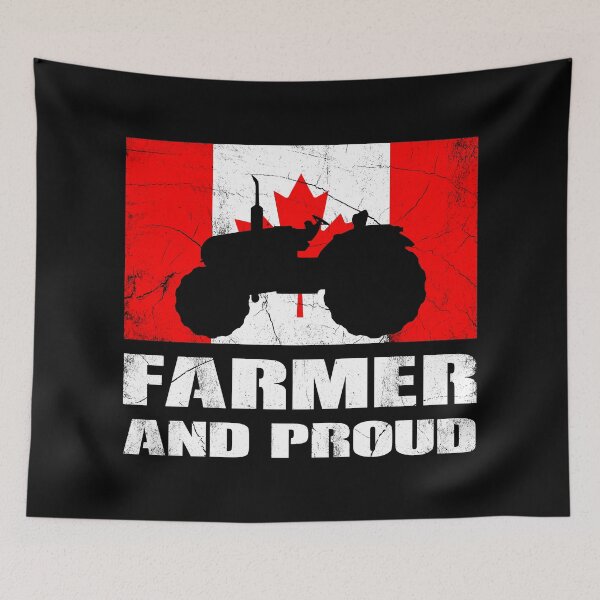 Item preview, Canadian Farmer and Proud designed and sold by NicGrayGraphic.
