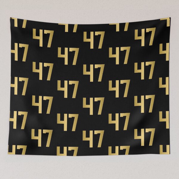 Item preview, Golden Number 47 - Sports Numbers  designed and sold by NECHSTORE.