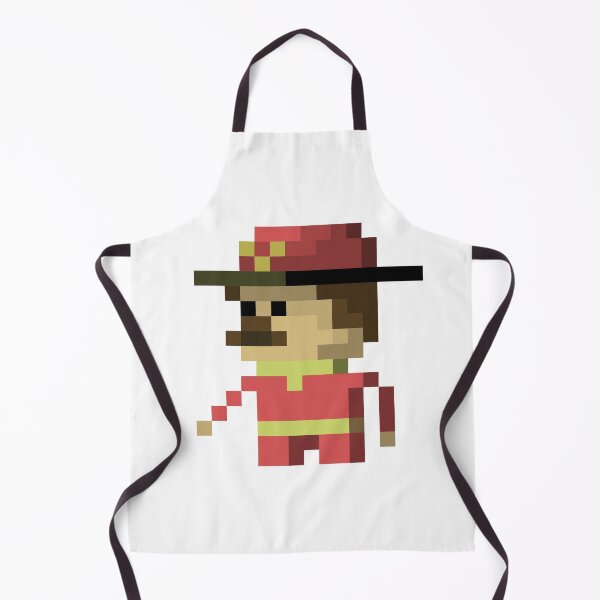 Item preview, Pixel Art Fireman Print | Firefighter Art designed and sold by anycolorart.