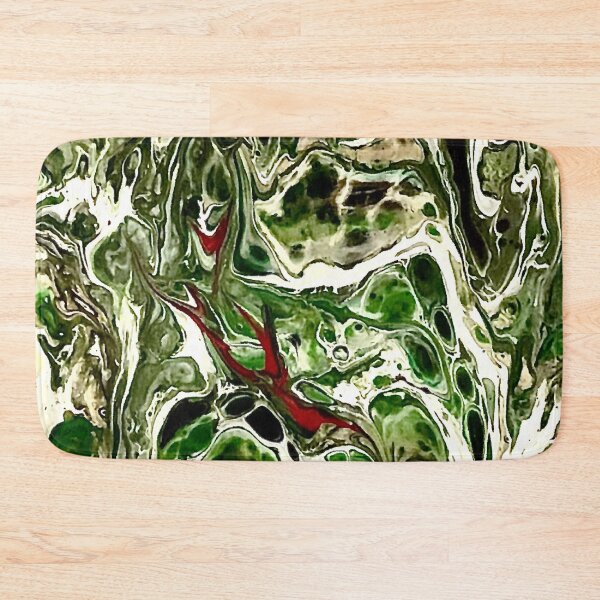 Item preview, Green, White and Black Abstract designed and sold by ClaireBillson.