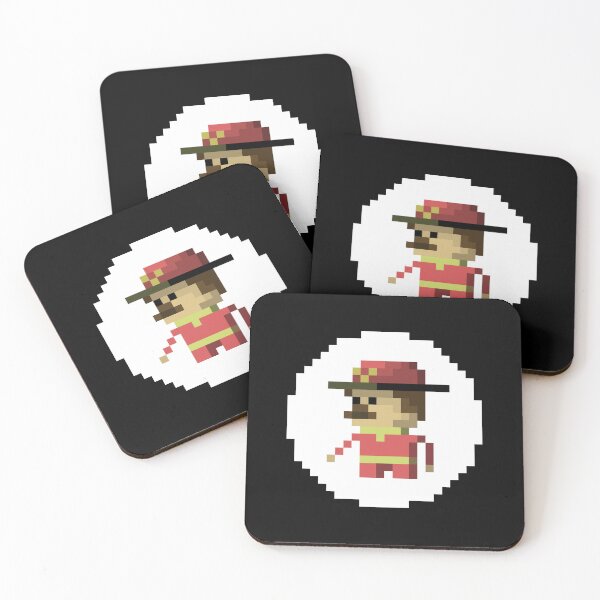 Item preview, Firefighter Pixel Art Print | Fireman Gift designed and sold by anycolorart.