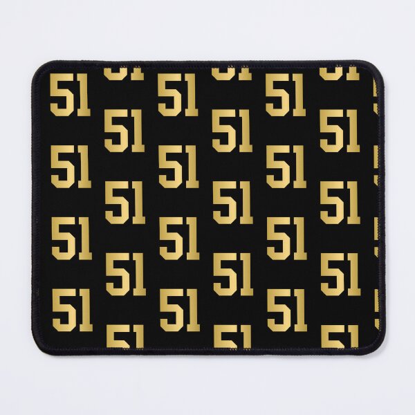 Item preview, Golden Number 51 - Sports Numbers  designed and sold by NECHSTORE.